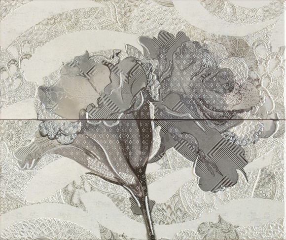 Conjunto Floral Gris - 2бр.