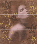 Look Chocolate - 3 части комплект 20x50см